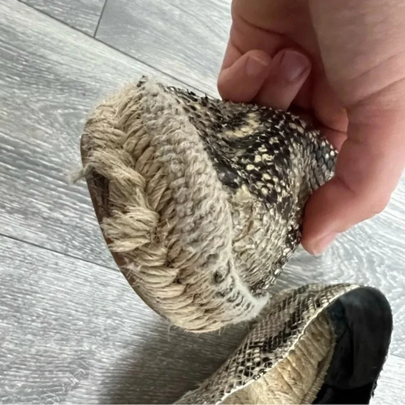 Diane Von Furstenberg Cairo Snakeskin Espadrille - Picture 5 of 10